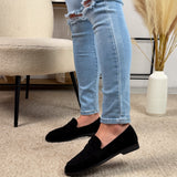 Badge – Stiilsed mustad loaferid