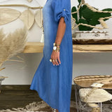 Ibiza – Stiilne maxi denimikleit