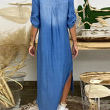 Ibiza – Stiilne maxi denimikleit