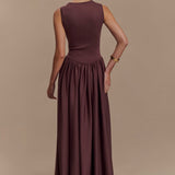 Sharon – Elegantne midi kleit