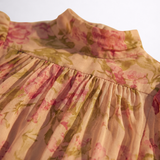 Rosario – Lilleline chiffon kleit