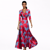 Emilia – Elegantne lillekleit