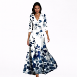 Emilia – Elegantne lillekleit