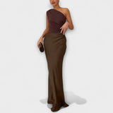 Luna – Elegantne satiinist kleit