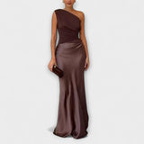 Luna – Elegantne satiinist kleit