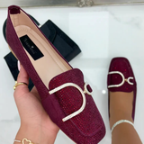 Glitter Bordeaux – Elegantne loafer