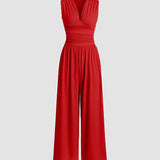 CHARITY – Šikk ilma varrukateta laia jala jumpsuit