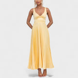 Aby – Elegantne plisseeritud maksikleit