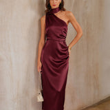 Veinipunane – Elegantne maxi kleit